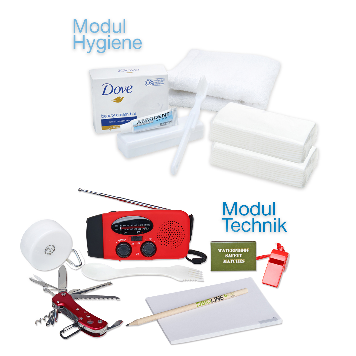 DRK 48h-Notfallvorsorge Paket mit 4 Modulen