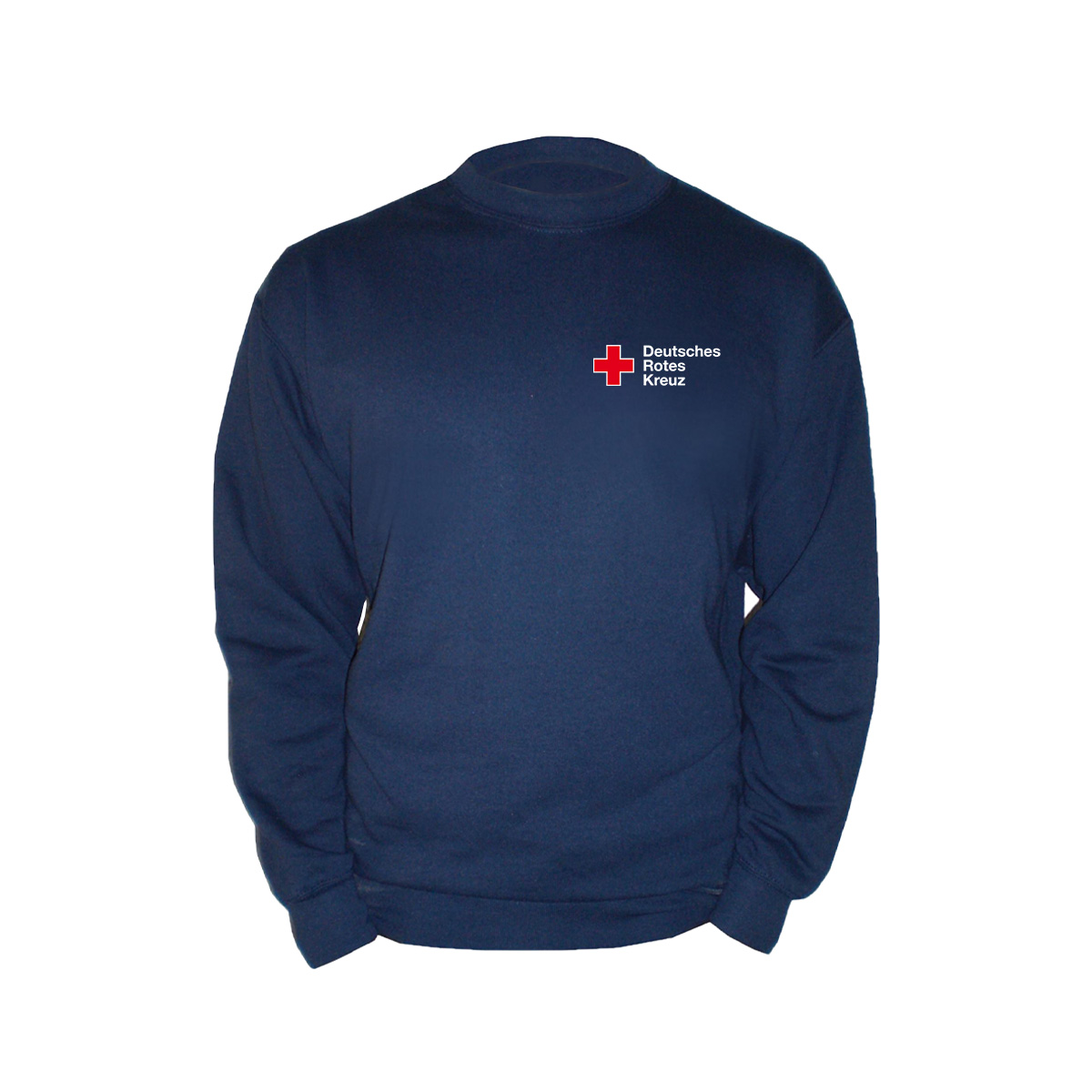 Sweatshirt navy mit Druck Kompaktlogo