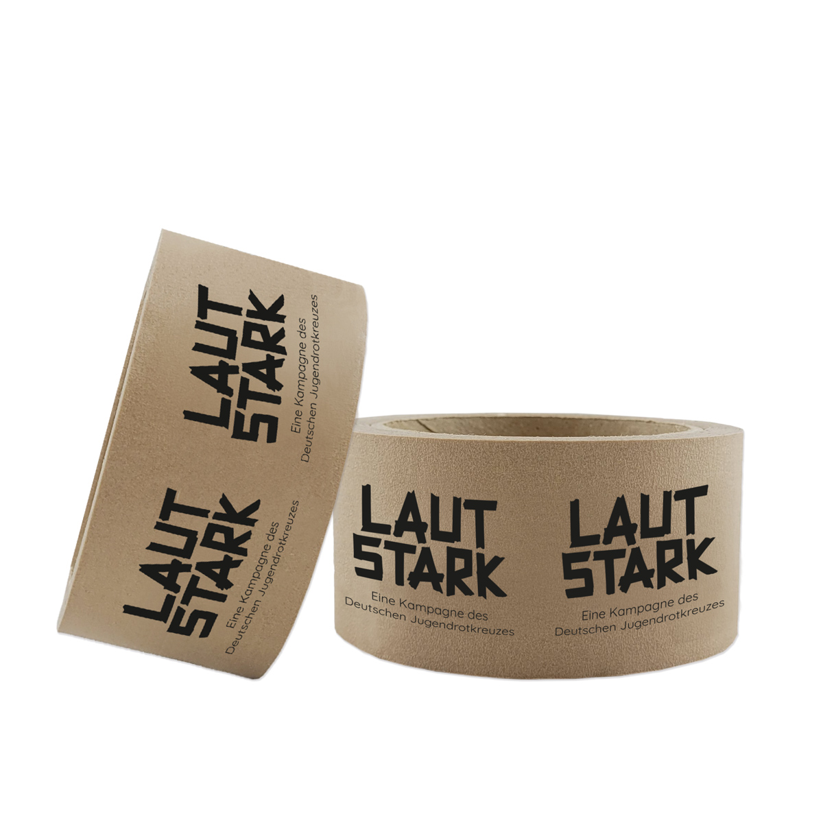Paketband JRK-Kampagne mit Farbe: Braun