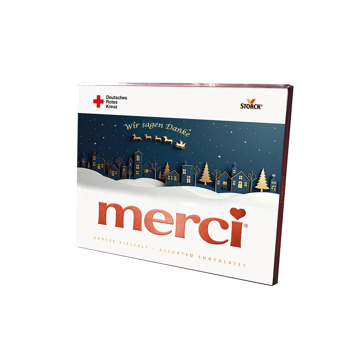 Merci - Große Vielfalt 250 g, VE = 10 Packungen Logo, Werbung, Plakat, Symbol, Erste Hilfe