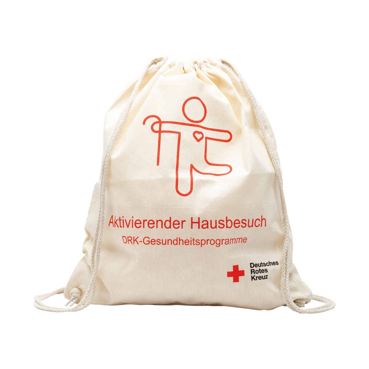 Baumwollrucksack DRK-Gesundheitsprogramme mit VE = 10 Stück
