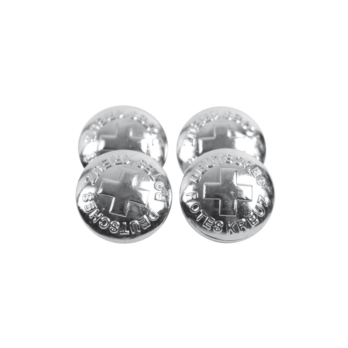 DRK-Uniformknopf silber, für Dienstsakko oder -blazer, VE = 4 Stück DRK-Uniformknopf silber mit für Dienstsakko oder -blazer, VE = 4 Stück