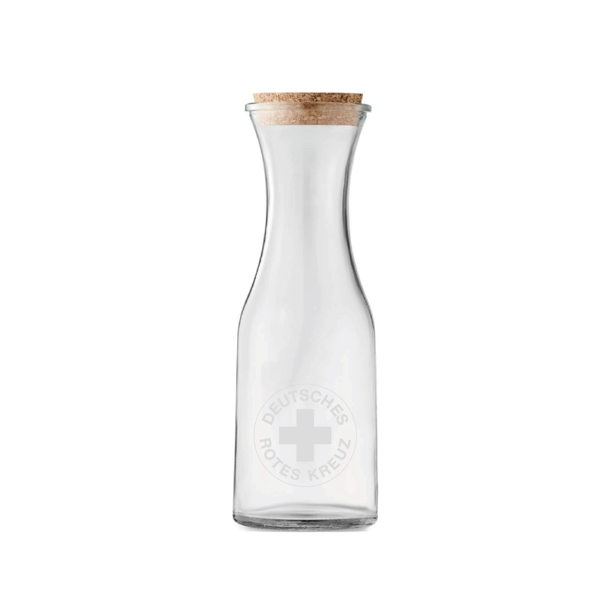 Glaskaraffe mit Gravur aus recyceltem Glas Inhalt: 1l Glaskaraffe mit Gravur aus recyceltem Glas Inhalt: 1l