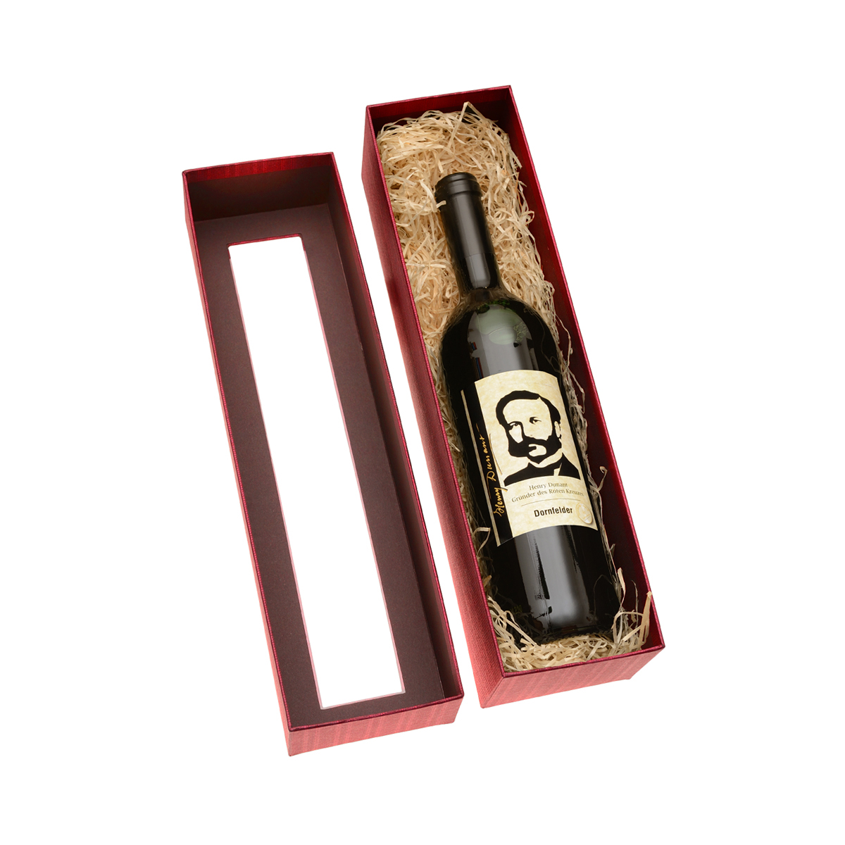 DRK-Rotwein in hochwertiger Geschenkverpackung mit VE = 1 Stück