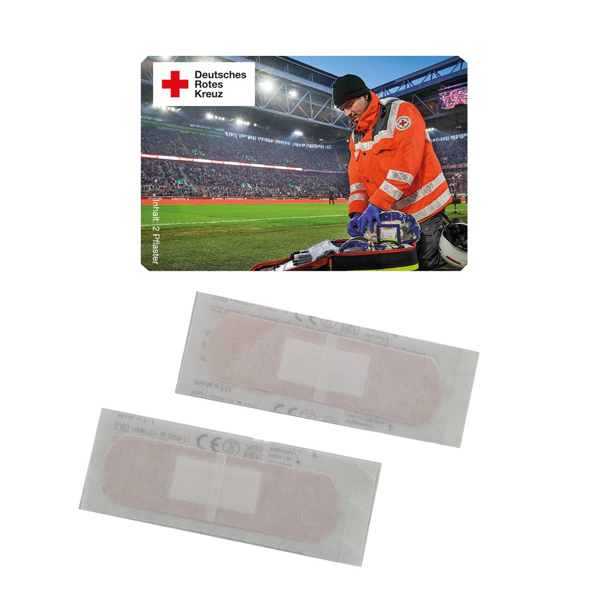 Pflasterheftchen mit Fußballmotiv, VE = 100 Heftchen Pflasterheftchen mit Fußballmotiv VE = 100 Heftchen
