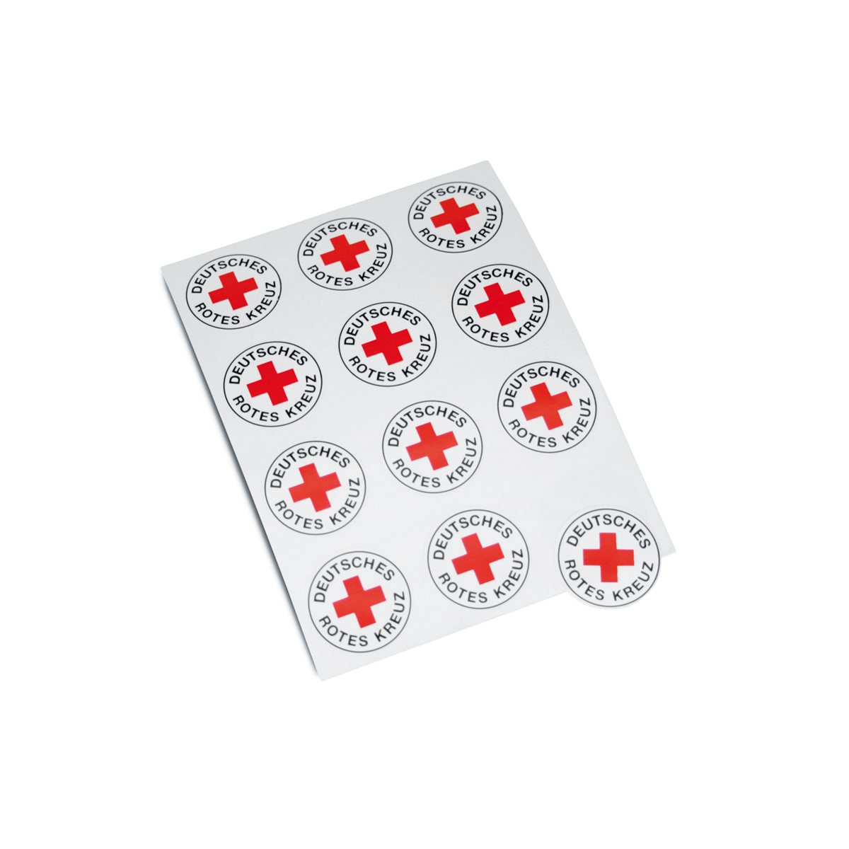 DRK-Rundlogo Aufkleber mit 3 cm VE = 120 Stück